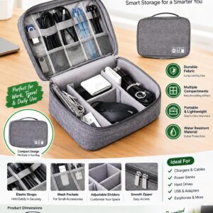 BentoGa Multipurpose Travel Organizer / Electronics Accessories Storage Bag.
